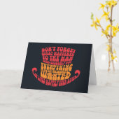 Carte Willy Wonka Typographie Casquette (Fleur jaune)