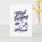Carte Wind Surf (Fleur jaune)