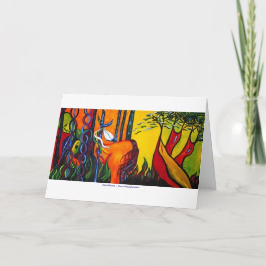 Carte Windhorse GREETING CARD (Devant)