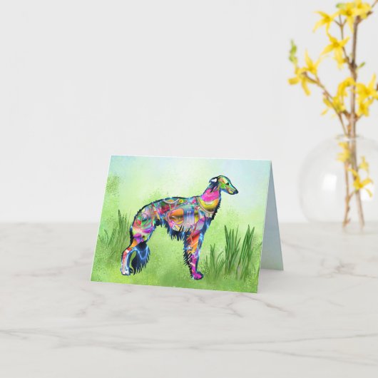 Carte Windhound Silken (Fleur jaune)