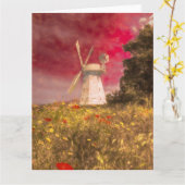 Carte Windmill Dreams Art Vista (Fleur jaune)