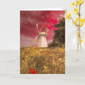 Carte Windmill Dreams Art Vista (Fleur jaune)