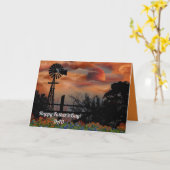 Carte Windmill et Orange Moon (Fleur jaune)