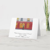 Carte "Window Shopping on 27 rue de Varenne" (Dos)