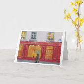 Carte "Window Shopping on 27 rue de Varenne" (Fleur jaune)