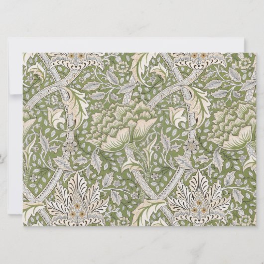 Carte Windrush Motif (par William Morris) (Devant)