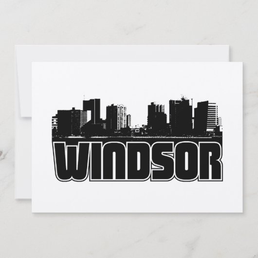 Carte Windsor Skyline (Devant)