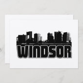 Carte Windsor Skyline (Devant / Derrière)