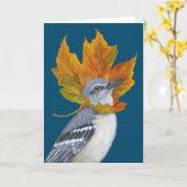 Carte Windy Fall Day (Fleur jaune)