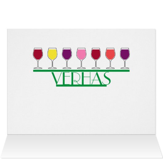 Carte WINE Note (Intérieur Horizontal (haut))