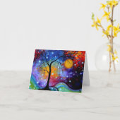 Carte Winer Sparkle Circle of Life MADART Peinture (Fleur jaune)