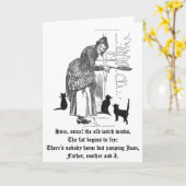 Carte Winking Witsery Rhyme (Fleur jaune)