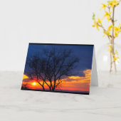 Carte Winnebago de lac pensant à vous (Fleur jaune)