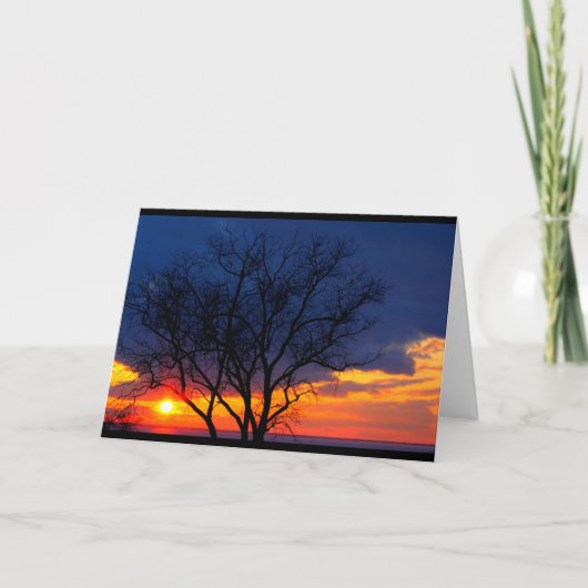 Carte Winnebago de lac pensant à vous (Devant)