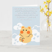 Carte Winnie the Pooh (Fleur jaune)