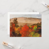 Carte Winslow Homer - arbres d'automne, (Devant/Arrière en situation)