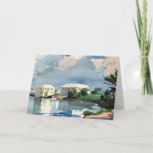 Carte Winslow Homer, Bouteille de sel, Bermudes (Devant)