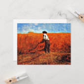 Carte Winslow Homer - L'ancien combattant dans un nouvea (Devant/Arrière en situation)