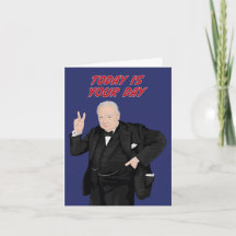 Winston Churchill Aujourd'Hui Est Votre Jour