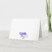 Carte Winter Bunny Folded Card (Dos)