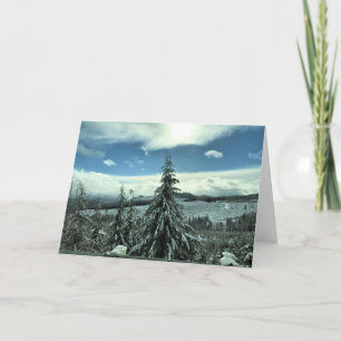 Carte Winter dans la Tillamook State Forest, Oregon