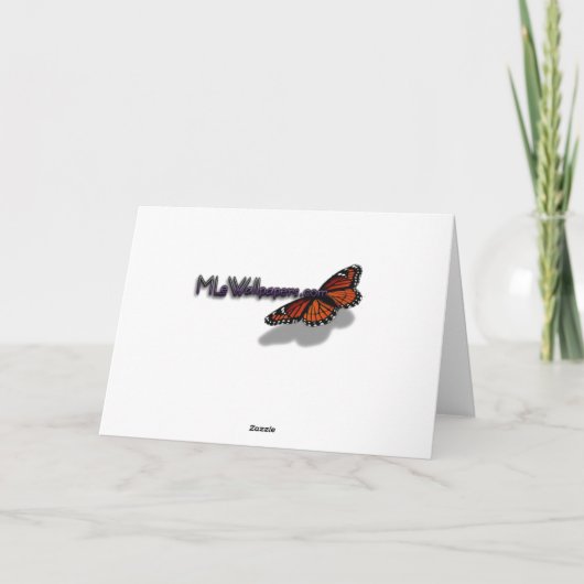 Carte Winter Fox (Dos)