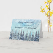 Carte Winter Godgirl et son mari Anniversaire (Fleur jaune)
