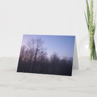 Winter Moon Matin Paysage Photographie