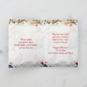 Carte Winter Scene | Enchanted Forest & Cardinals (Intérieur)