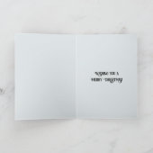 Carte Winter Snowflakes Blue Owl Christmas (Intérieur)