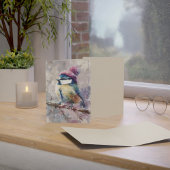 Carte Winter Songbird in Knit Hat | Ghost Greeting