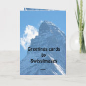 Carte Winter Sports - Vintage ski scene (Dos)