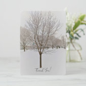 Carte Winter Tree Photography (Debout devant)