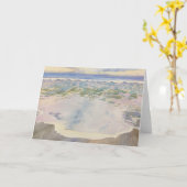 Carte Winter White watercolor by robin purcell (Fleur jaune)