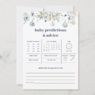 Carte Winter Wonderland Baby Predictions et conseils jeu