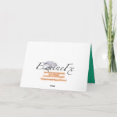 Carte Winter Wonderland Friesian Horse Card (Dos)