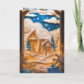 Carte Winter Wonderland Salutation (Dos)