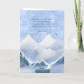 Carte Wintery Luke 1:14 Réjouissez-vous à sa naissance N (Dos)
