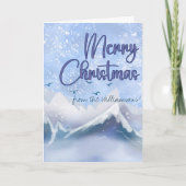 Carte Wintery Luke 1:14 Réjouissez-vous à sa naissance N (Devant)