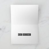 Carte Wintery Penguins, personnalisable ! (Intérieur)