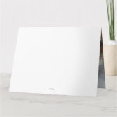 Carte Wirefox Terrier Chien de Noël de neige (Dos)