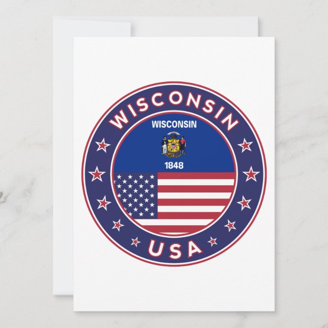 Carte Wisconsin (Devant)