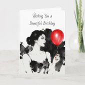 Carte Wishing You a Beautiful Birthday Funny (Devant)