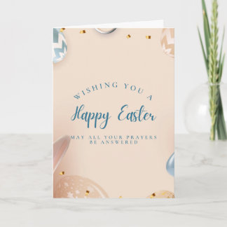 Carte Wishing you a Happy Easter Card