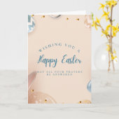 Carte Wishing you a Happy Easter Card (Fleur jaune)