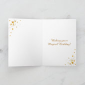 Carte Wishing you a Magical Birthday \ Fairy   (Intérieur)