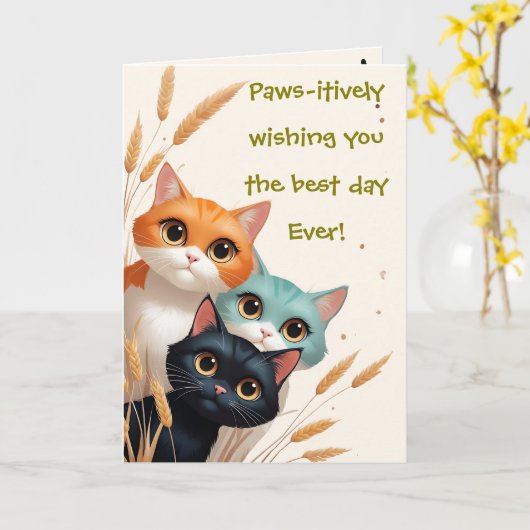 Carte Wishing You The Best Friendship Birthday Any Day (Fleur jaune)