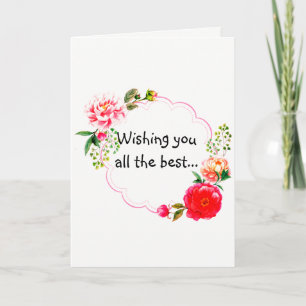 Carte Wishing You the Best Get Well Card