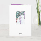 Carte Wisteria (Dos)
