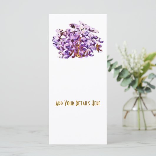 CARTE WISTERIA (Debout devant)